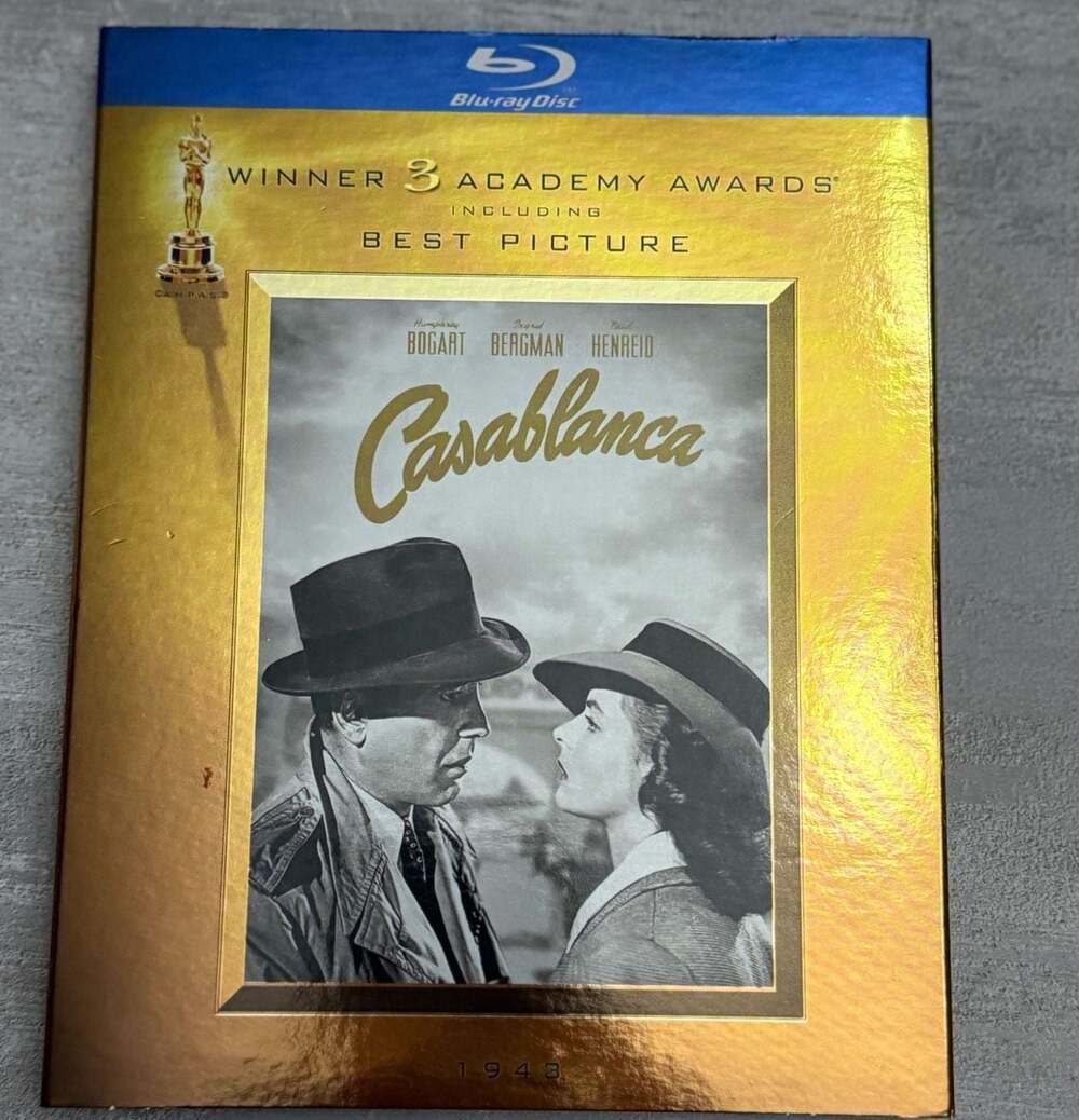 Casablanca‎ Blu-ray Gold Foil Slipcover Academy Award Best Picture Edition